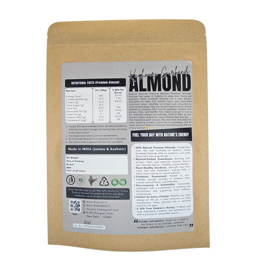 Kashmiri Giri Gurbandi – Premium, Nutrient-Dense Almond Kernels | 100% Natural, Nutrient-Packed Superfood