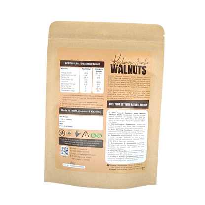 Premium Kashmiri Walnut Without Shell (Jumbo Size Golden Giri) – Premium, Handpicked & Omega-3 Rich