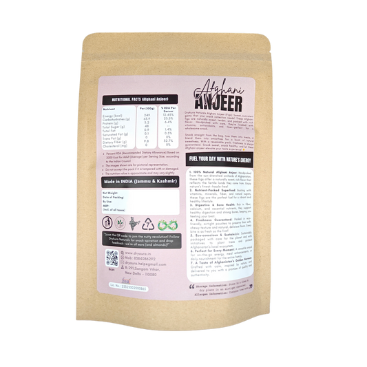 Premium Afghani Anjeer (Figs) | Soft & Naturally Sweet Dried Figs