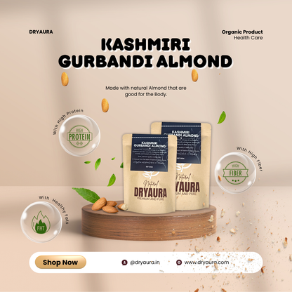 Kashmiri Giri Gurbandi – Premium, Nutrient-Dense Almond Kernels | 100% Natural, Nutrient-Packed Superfood